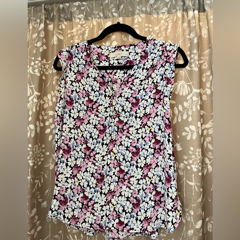 Loft floral blouse